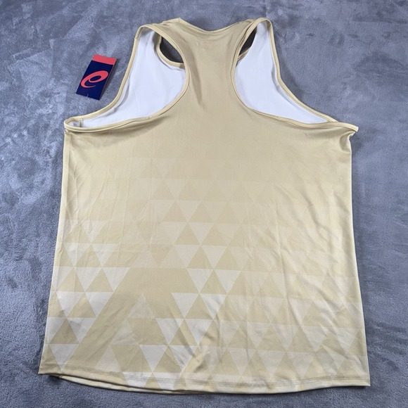 NWT ASICS Houston Rockets Women's Large Gold Razorback Performance Tank Top - Picture 9 of 9